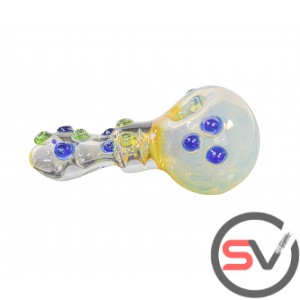 BIG HEAD FUMED GLASS SUCTION CUP PIPE 5inch 1CT